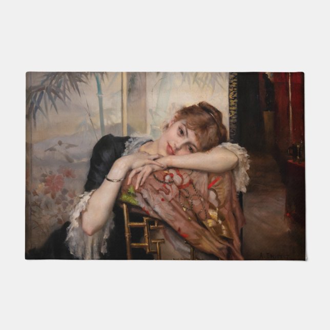 Albert Edelfelt - The Parisienne / Virginie Doormat (Front)
