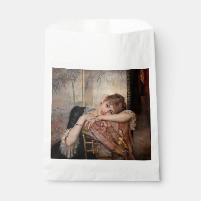 Albert Edelfelt - The Parisienne / Virginie Favour Bag (Front)