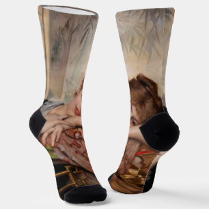 Albert Edelfelt - The Parisienne / Virginie Socks