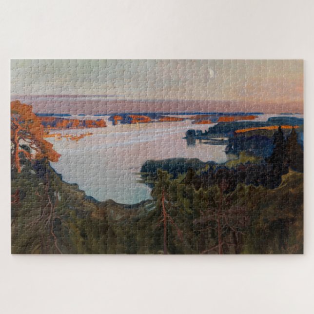 Albert Edelfelt - View over Haikko Jigsaw Puzzle (Horizontal)