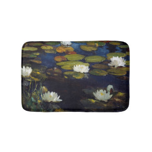 Albert Edelfelt - Water Lilies, Study Bath Mat