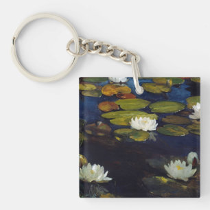 Albert Edelfelt - Water Lilies, Study Keychain