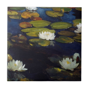 Albert Edelfelt - Water Lilies, Study Tile
