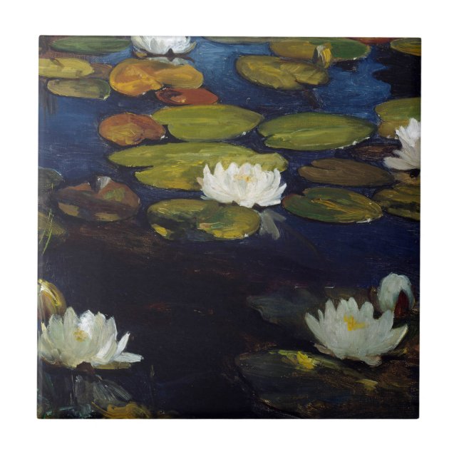 Albert Edelfelt - Water Lilies, Study Tile (Front)