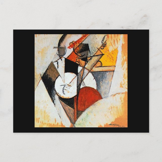 Albert Gleizes, Composition pour Jazz Art Vintage Postcard (Front)