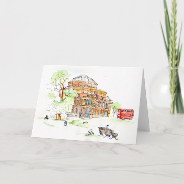 Albert Hall greeting card (Front)
