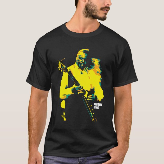 Albert King. Albert Nelson. American blues guitari T-Shirt (Front)