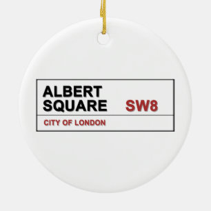 Albert Square London England Ceramic Ornament