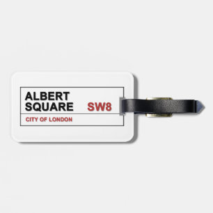 Albert Square London England Luggage Tag