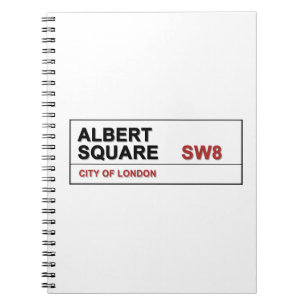 Albert Square London England Notebook