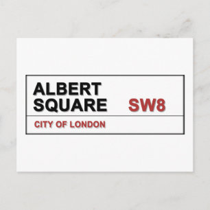 Albert Square London England Postcard