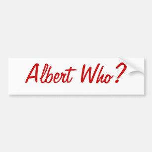 Albert Who? St. Louis Bumper Sticker
