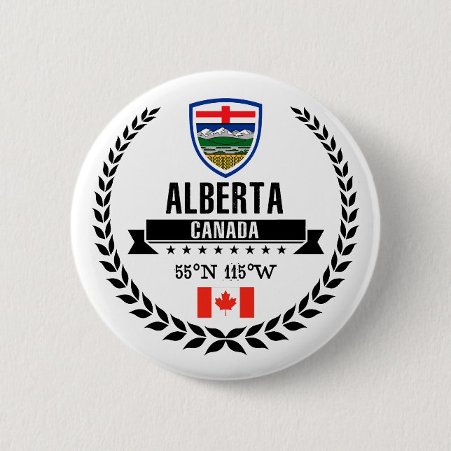 Alberta 2 Inch Round Button (Front)