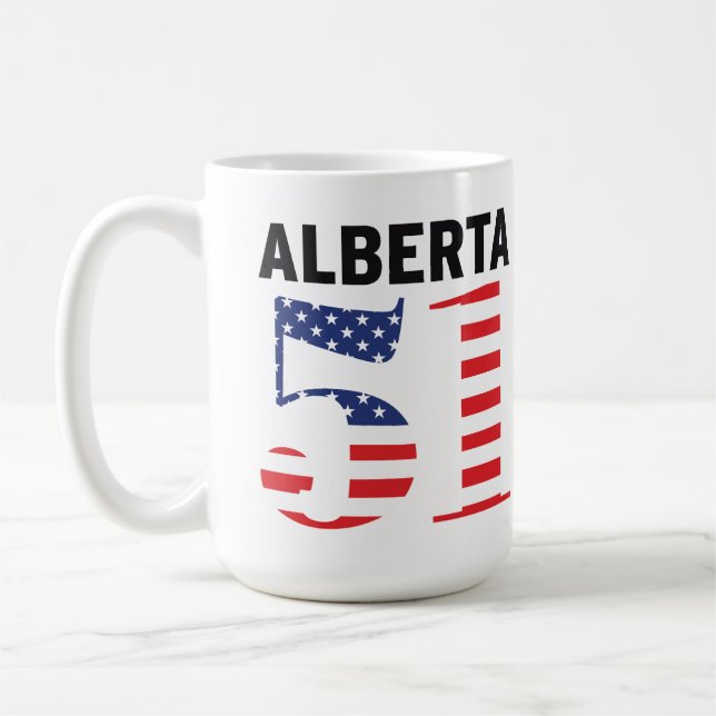 Alberta 51st American State WEXIT Coffee Mug (Left)