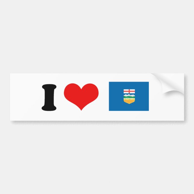 ALBERTA BUMPER STICKER (Front)