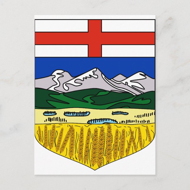 Alberta, Canada Postcard (Front)