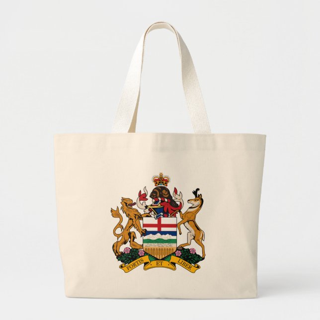 Alberta Coat of Arms Tote Bag (Front)