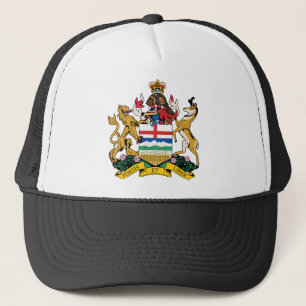Alberta Coat Of Arms Trucker Hat