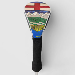 Alberta Flag Painting Golf Head Cover