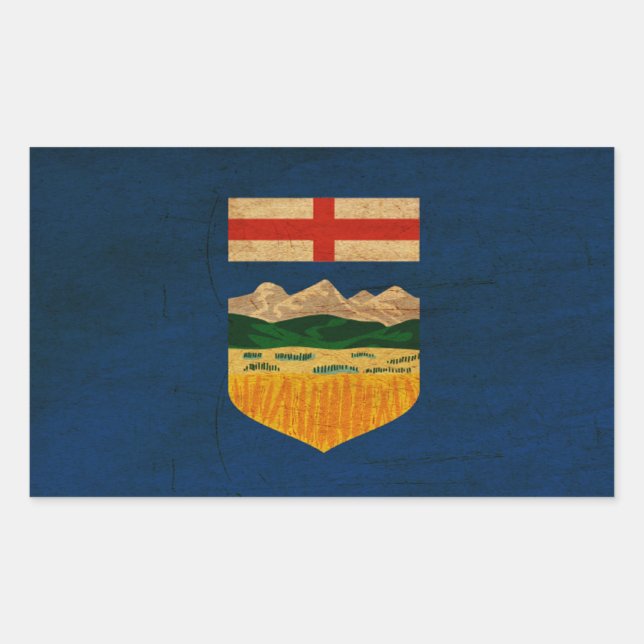 Alberta Flag Sticker (Front)