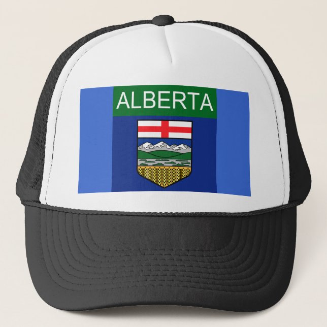 Alberta Flag Trucker Hat (Front)