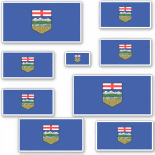 Alberta Flags Graphic