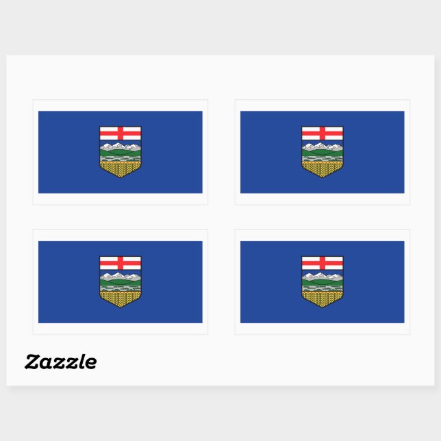 Alberta Flags Graphic Sticker (Sheet)