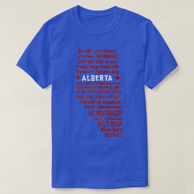 Alberta light weathered T-Shirt (Design Front)