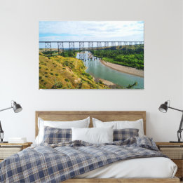 Alberta Railway Icon Canvas Print