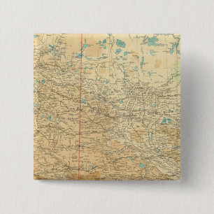 Alberta & Saskatchewan 2 Inch Square Button