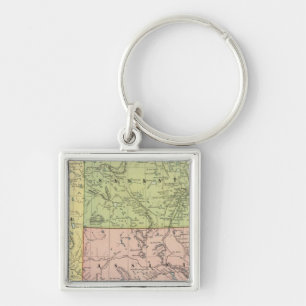Alberta, Saskatchewan Keychain