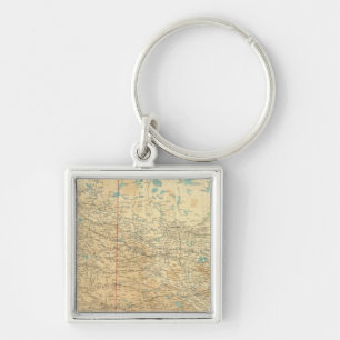 Alberta & Saskatchewan Keychain