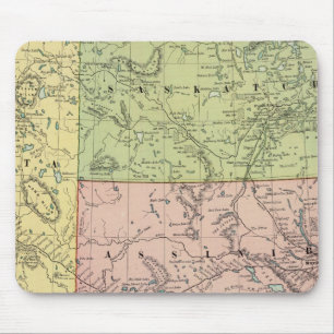 Alberta, Saskatchewan Mouse Pad