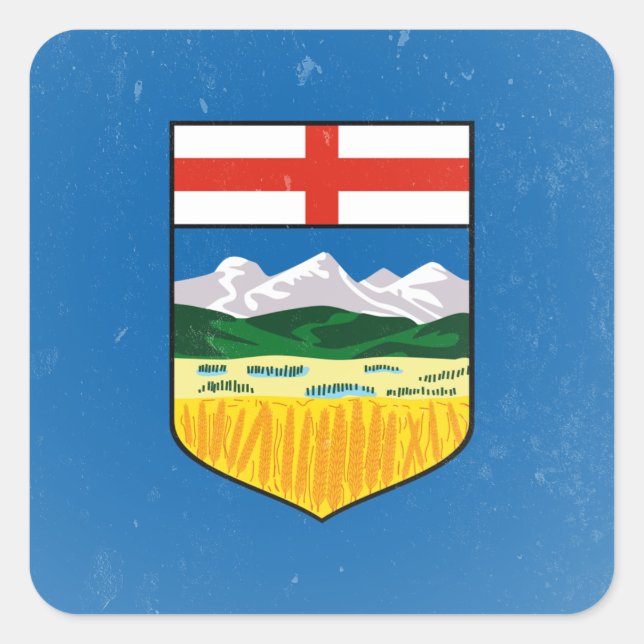 Alberta Square Sticker (Front)
