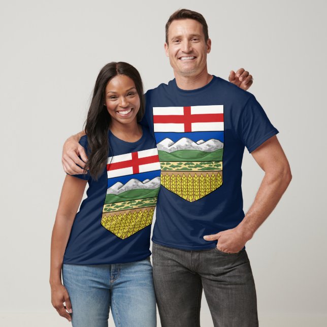 Alberta Strong - Provincial Shield T-Shirt (Unisex)