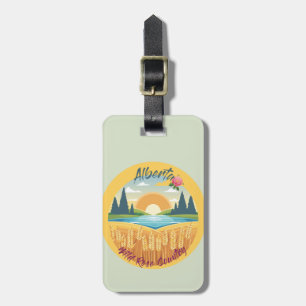 Alberta: Wild Rose Country Luggage Tag