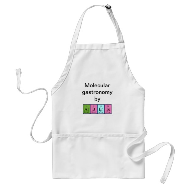 Alberte periodic table name apron (Front)