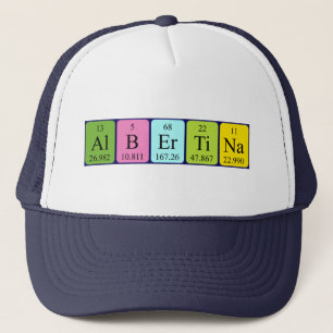 Albertina periodic table name hat