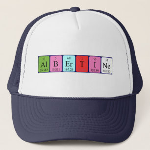 Albertine periodic table name hat