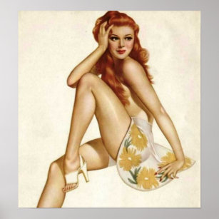 pinup redhead vargas Brooke ann busty