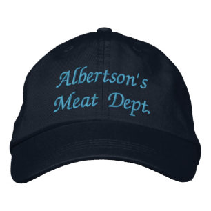 Albertson's Meat Dept. Embroidered Hat