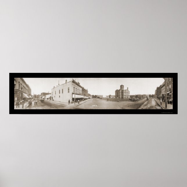 Albia, IA Photo 1907 Poster (Front)