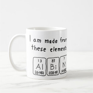 Albin periodic table name mug