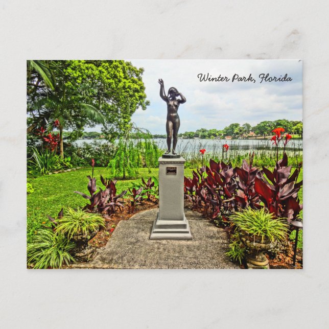 Albin Polasek Sculpture Gardens Winter Park FL Postcard (Front)