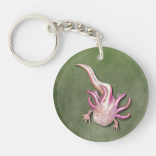Albino Axolotl "Poisson de promenade" Art