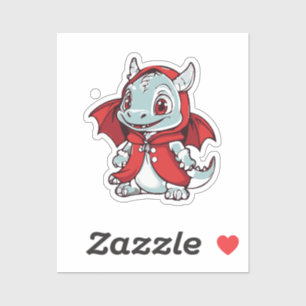 Albino Dragon in Red