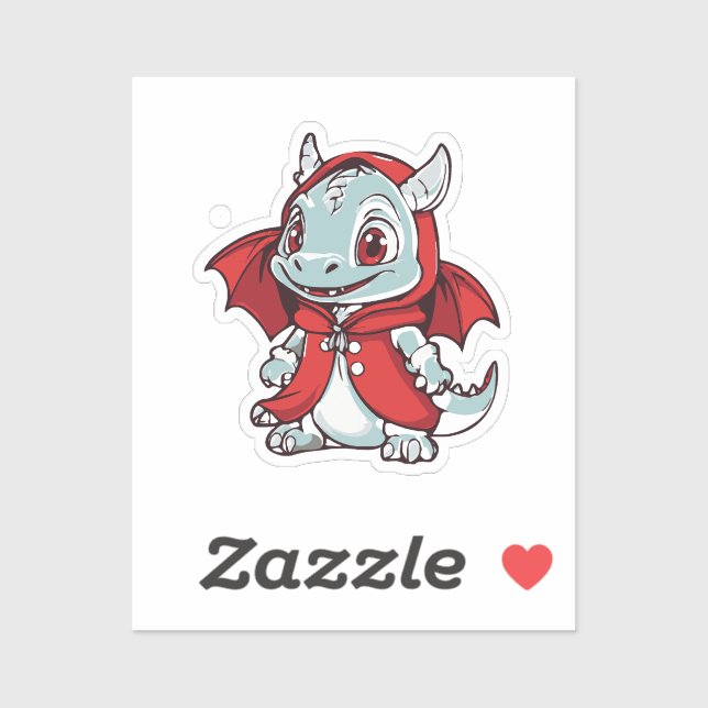 Albino Dragon in Red (Sheet)