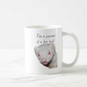 Albino Ferret Picture Coffee Mug