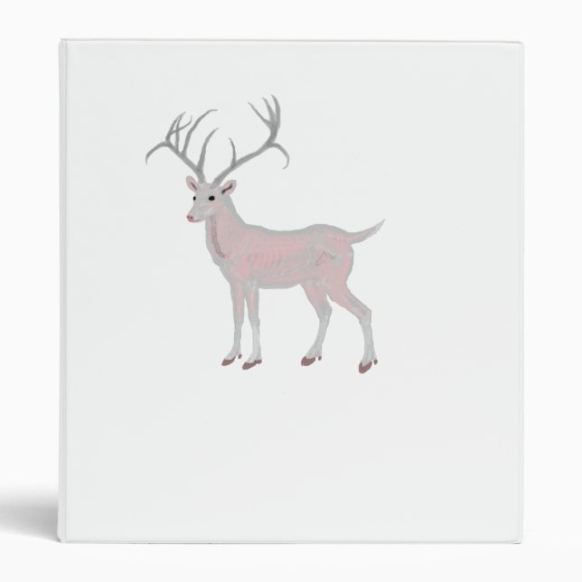 Albino Glass Deer Binder (Front)