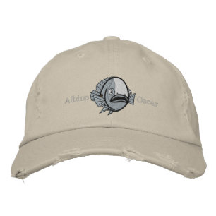 Albino Oscar Fish - Customized Embroidered Hat